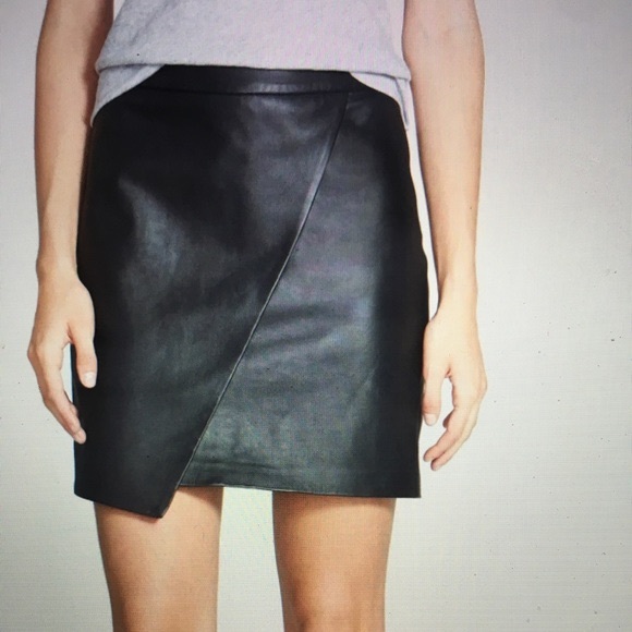 Madewell Dresses & Skirts - Madewell leather skirt